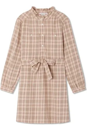 BONPOINT Vestido con motivo de cuadros