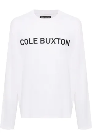 Cole Buxton Playera de crepé con logo estampado