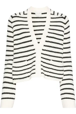 FORTE FORTE Cárdigan de cachemira tejido de intarsia