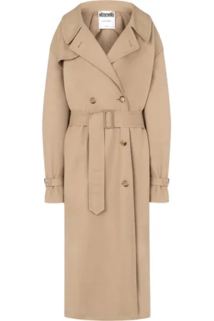 Moschino Gabardina con solapa de muesca