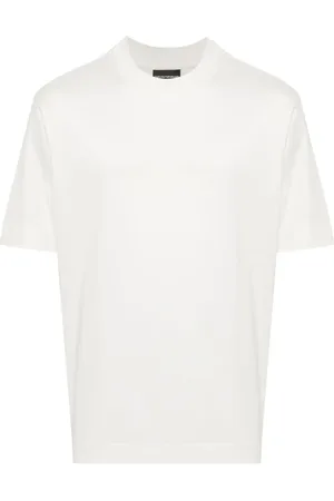 Emporio Armani Playera con logo de goma
