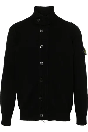 Stone Island Cárdigan con distintivo Compass