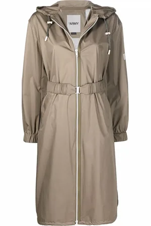 YVES SALOMON Parka con cinturón