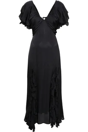 Maje Vestido largo con espalda descubierta