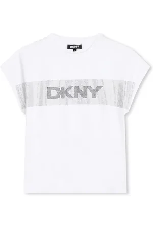 DKNY Playera con detalles de cristal