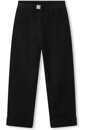 DKNY Pantalones rectos con aplique del logo
