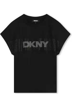 DKNY Playera con detalles de cristal