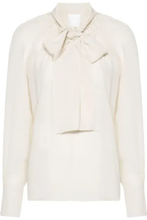 Givenchy Blusa de seda con motivo 4G