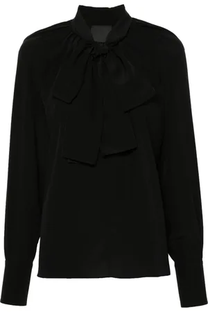 Givenchy Blusa de seda con motivo 4G