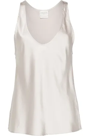 FORTE FORTE Top satinado con diseño ligero