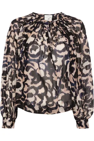 FORTE FORTE Blusa con estampado abstracto