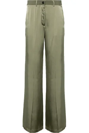 FORTE FORTE Pantalones palazzo satinados
