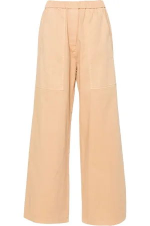 FORTE FORTE Pantalones palazzo con pretina elástica