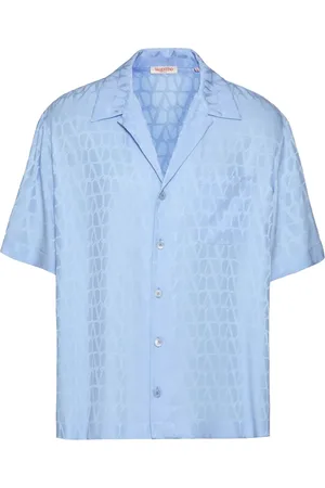 VALENTINO GARAVANI Camisa de seda con motivo Toile Iconographe