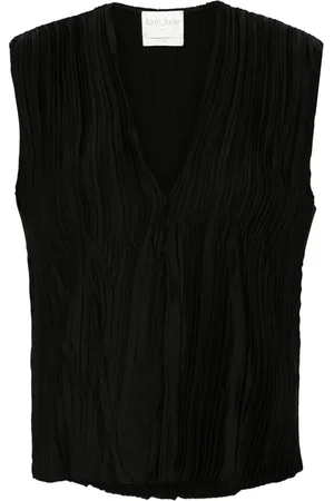 FORTE FORTE Blusa plisada sin mangas