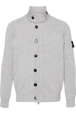 Stone Island Cárdigan con distintivo Compass