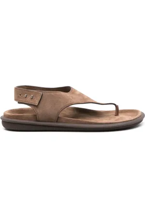 Giorgio Armani Sandalias de gamuza con tira trasera