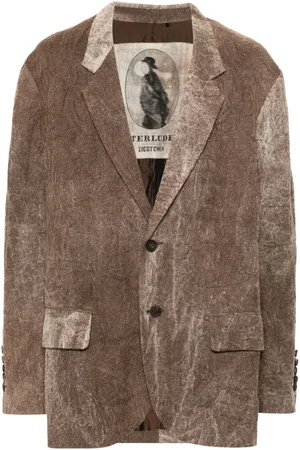 ZIGGY CHEN Blazer bordado con botones