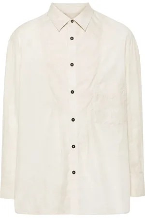 ZIGGY CHEN Camisa con bolsillo de parche