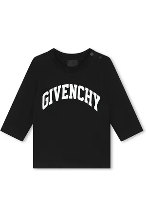 Givenchy Playera manga larga con logo estampado