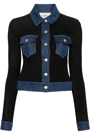 COPERNI Camisa con ribete de mezclilla