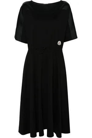 Moncler Vestido midi con diseño acampanado