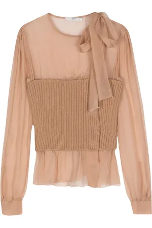 Prada Blusa con paneles 2010