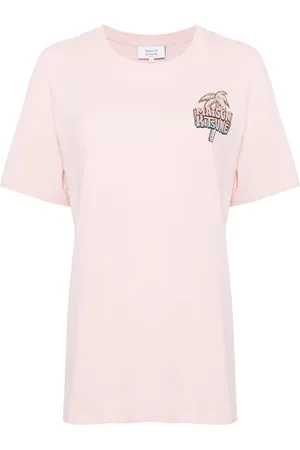 Maison Kitsuné Playera cuello redondo