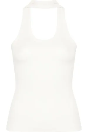 COPERNI Camiseta de tejido fino de canalé