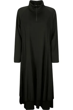 YOHJI YAMAMOTO Vestido con cuello de tortuga