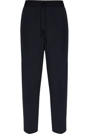 Moncler Pants con parche del logo y cordones en la pretina