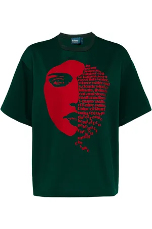 Kolor Playera con estampado de caras