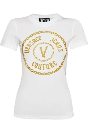 VERSACE Playera con logo estampado