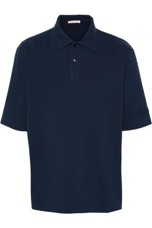 Marni Playera tipo polo con parche del logo