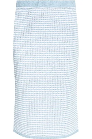 Tory Burch Falda con motivo de rayas