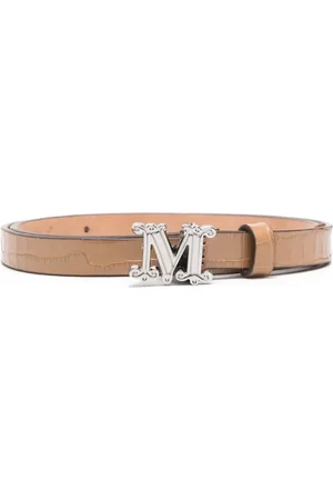 Max Mara Cinturón con hebilla del monograma
