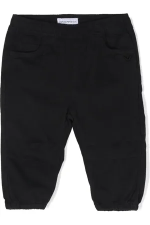 Emporio Armani Pantalones tapered con detalles de pinzas