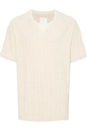 Givenchy Playera con efecto de toalla y motivo en jacquard