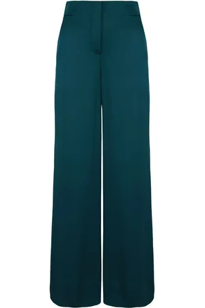 Giorgio Armani Pantalones de seda anchos