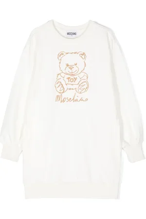 Moschino Vestido estilo sudadera con motivo Teddy Bear