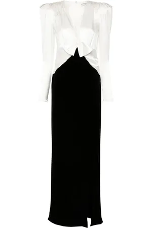 Alessandra Rich Vestido de fiesta con diseño color block