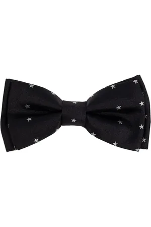 Paul Smith Corbata de moño con estrellas en jacquard