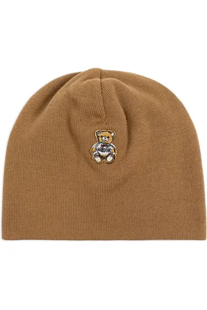 Moschino Gorro con parche Teddy Bear