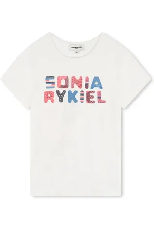 Sonia Rykiel Enfant Playera con logo estampado