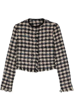 FORTE FORTE Chamarra de tweed corta