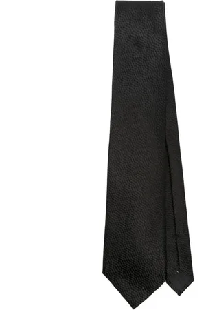 Tom Ford Corbata de seda con motivo en jacquard