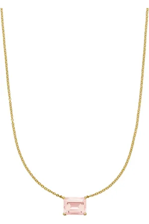 VEYNOU Collar Rosie en oro amarillo de 14kt con morganita
