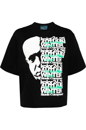 Kolor Playera con estampado de cara de x On-U Sound