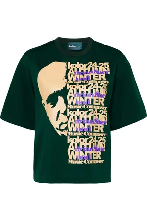 Kolor Playera con estampado de cara de x On-U Sound