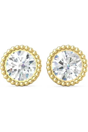 VEYNOU Aretes Kate en oro amarillo de 14kt con diamantes